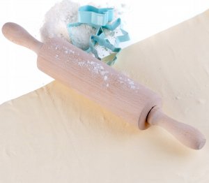 Kadax Wałek Drewniany Ruchomy Do Ciasta Pizzy 38 cm 9