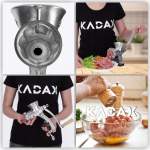 Maszynka do mielenia mięsa Kadax Maszynka Do Mielenia Mięsa Ręczna Żeliwna Nr 5 2