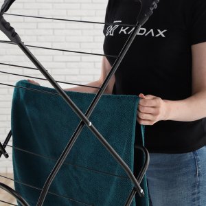 Suszarka na pranie Kadax KADAX Suszarka Na Pranie Stojąca Pionowa Składana 4