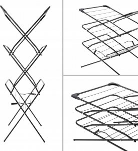Suszarka na pranie Kadax KADAX Suszarka Na Pranie Stojąca Pionowa Składana 5