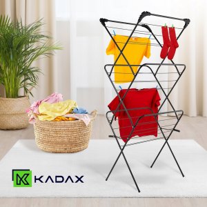 Suszarka na pranie Kadax KADAX Suszarka Na Pranie Stojąca Pionowa Składana 10