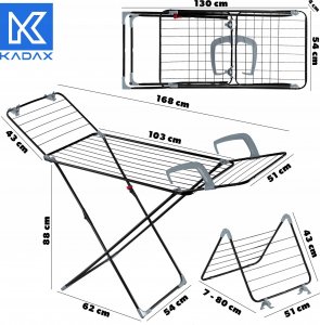 Suszarka na pranie Kadax KADAX Suszarka Na Pranie Bieliznę 3W1 Składana 3