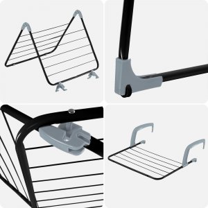 Suszarka na pranie Kadax KADAX Suszarka Na Pranie Bieliznę 3W1 Składana 9