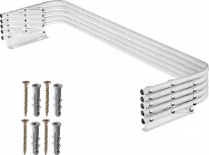 Suszarka na pranie Kadax KADAX Suszarka Na Pranie Ścienna Harmonijkowa 80cm 9