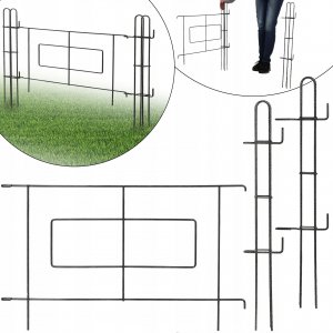 Kadax Furtka Bramka Ogrodowa Metalowa Prosta Do Płotka 4
