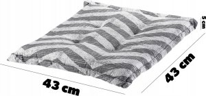 Kadax KADAX Poduszka Na Krzesło Ogrodowe Siedzisko 43cm 3