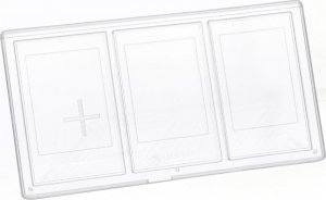 Ramka LoveInstant Ramka Stojąca Na 3 Zdjęcia Do Aparatów / Drukarek Drukujących Na Papierze Zink / Fuji Instax Mini - Przezroczysta 5