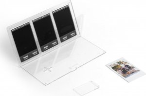 Ramka LoveInstant Ramka Stojąca Na 3 Zdjęcia Do Aparatów / Drukarek Drukujących Na Papierze Zink / Fuji Instax Mini - Przezroczysta 10