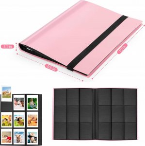 LoveInstant Album Na Zdjęcia 360 Zdjęć Do Fujifilm Instax Mini / Xiaomi / Polaroid / Canon / Hp / Kodak / Różowy 5