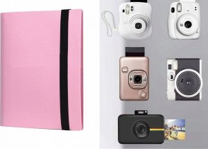 LoveInstant Album Na Zdjęcia 360 Zdjęć Do Fujifilm Instax Mini / Xiaomi / Polaroid / Canon / Hp / Kodak / Różowy 6