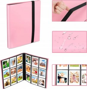 LoveInstant Album Na Zdjęcia 360 Zdjęć Do Fujifilm Instax Mini / Xiaomi / Polaroid / Canon / Hp / Kodak / Różowy 10
