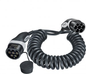 Kabel do ładowania samochodów Mennekes 36292 11kW Type 2 20A 3PH 4m spiralny 1