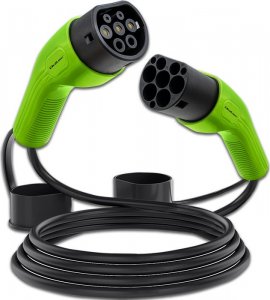 Kabel do ładowania samochodów Qoltec Typ 2, 400V, 11kW, 16A, 5m (52473) 2