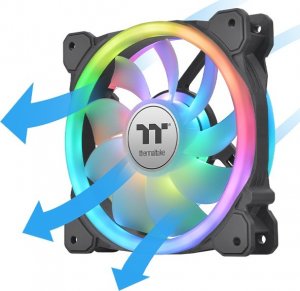 Wentylator Thermaltake SWAFAN 14 RGB 3-pack + Hub (CL-F138-PL14SW-A) 4