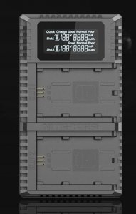 Ładowarka Nitecore Ładowarka Usb Na 2x Akumulator Sony Np-fz100 Npfz100 + Ekran Lcd / Nitecore / Usn4 Pro 11