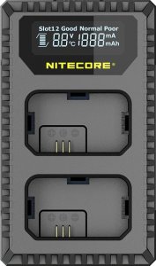 Ładowarka Nitecore Ładowarka Usb Na 2x Akumulator Sony Np-fw50 / Npfw50 + Ekran Lcd - Nitecore / Usn1 1