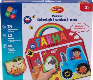 Dumel Puzzle dźwięki wokół nas 3D Farm 1