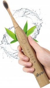 Szczoteczka ZAPP-MED Sonic Bamboo Clean + Etui + 5 końcówek Beżowa 4