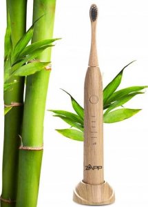 Szczoteczka ZAPP-MED Sonic Bamboo Clean + Etui + 5 końcówek Beżowa 8
