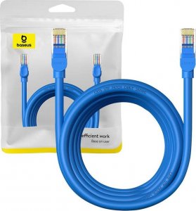Baseus Kabel sieciowy Baseus Ethernet RJ45, Cat.6, 5m (niebieski) 1