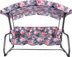 Kadax Huśtawka Ogrodowa 4-Osobowa Bujana Rozkładana 3