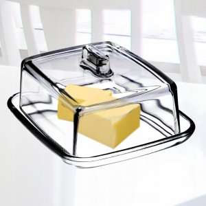 Maselniczka Kadax KADAX 2x Maselniczka Maselnica Z Pokrywką Szklana 7