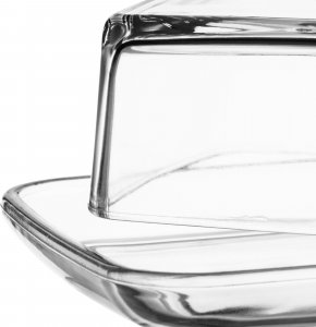 Maselniczka Kadax KADAX 2x Maselniczka Maselnica Z Pokrywką Szklana 9