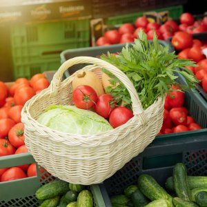 Kadax KADAX Koszyk Wiklinowy Zakupy Grzyby Kosz Biały 6