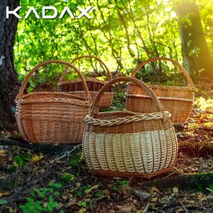 Kadax KADAX Koszyk Wiklinowy Zakupy Grzyby Kosz Duży 6