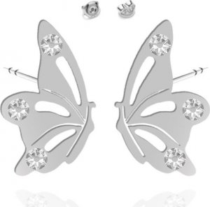Radziszewska Jewellery Kolczyki Srebrne Motyl 1