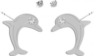 Radziszewska Jewellery Kolczyki Srebrne Delfin 1