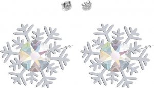 Radziszewska Jewellery Kolczyki Śnieżynki sztyfty srebro Boże Narodzenie 1