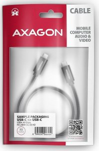Kabel USB Axagon USB-C - USB-C 1 m Czarny (BUCM4X-CM10AB) 11