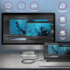 Kabel USB Axagon USB-C - USB-C 1 m Czarny (BUCM4X-CM10AB) 8