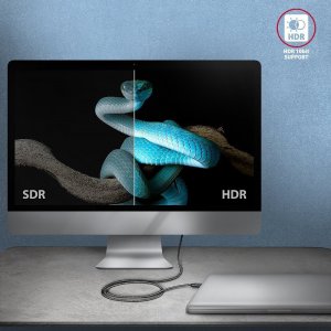 Kabel USB Axagon USB-C - USB-C 1 m Czarny (BUCM4X-CM10AB) 9