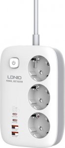 Listwa zasilająca LDNIO Listwa zasilająca GaN LDNIO SE3436 65W biała 3