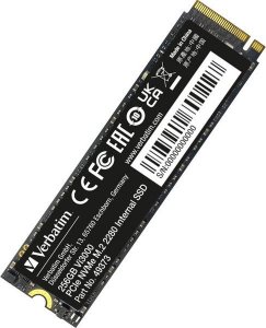 Dysk SSD Verbatim Vi3000 256GB M.2 2280 PCI-E x4 Gen3 NVMe (49373) 1