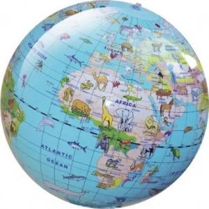 MG Piłka Caly Globus 30 cm - Zwierzęta 3