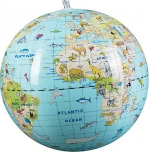 MG Piłka Caly Globus 30 cm - Zwierzęta 7