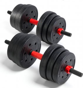 Abarqs Hantle regulowane z funkcją sztangi 2x10kg 2