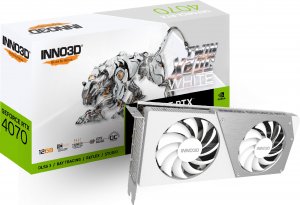 Karta graficzna Inno3D GeForce RTX 4070 Twin X2 OC White Stealth 12GB GDDR6X (N40702-126XX-183052V) 1