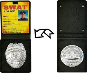 LeanToys Zestaw Policyjny Karabin Odgłosy Strzelania Naciąg 5