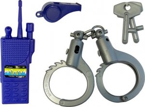 LeanToys Zestaw Policyjny Karabin Odgłosy Strzelania Naciąg 8