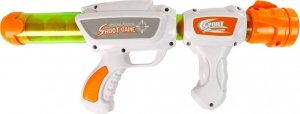LeanToys Gra Celność Pistolet Kulki Piankowe Plansza Dinozaury 2