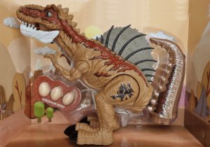 LeanToys Jurassic World SPINOZAUR Dinozaur Na Baterie Chodzący #Ryczy # Znosi Jaja# 11