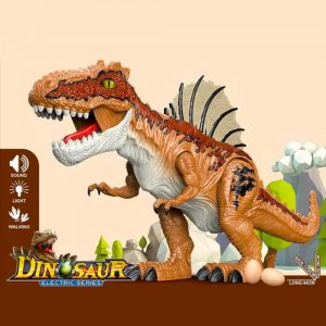 LeanToys Jurassic World SPINOZAUR Dinozaur Na Baterie Chodzący #Ryczy # Znosi Jaja# 13