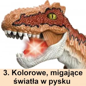 LeanToys Jurassic World SPINOZAUR Dinozaur Na Baterie Chodzący #Ryczy # Znosi Jaja# 5