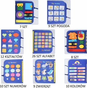 Tablica Manipulacyjna Sensoryczna Montessori XXL 2