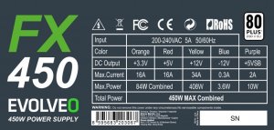 Zasilacz Evolveo FX 450W (CZEFX450) 3