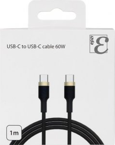 Kabel USB USB-C to USB-C cable, 60W, braided, 1m, navy blue 4
